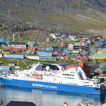 Groenland 3 Unser Schiff In Qaqortoq 1080
