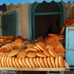 Tunesien 7 Fladenbrot Am Markt 1080